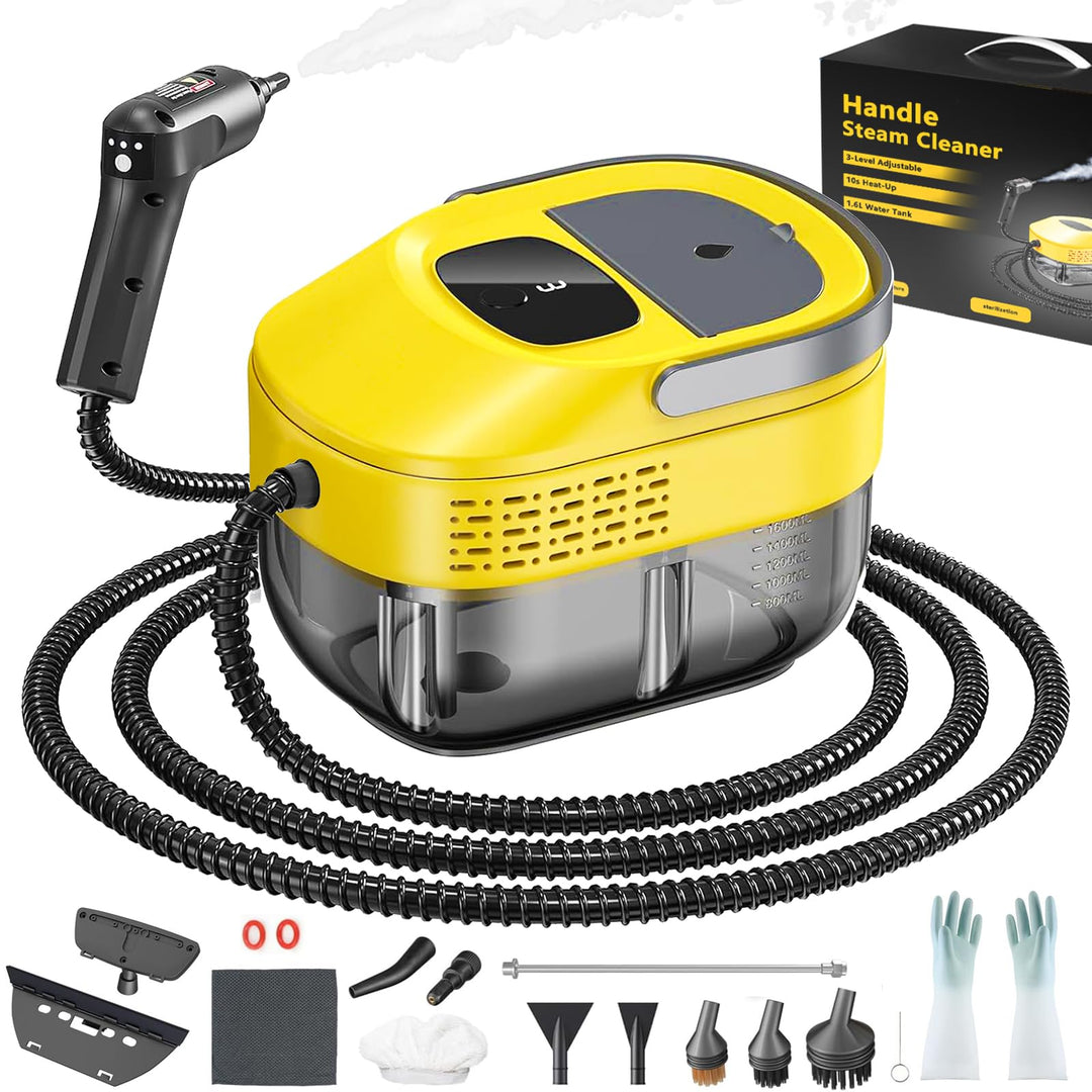 2026 neu 3-stufig einstellbarer dampfreiniger handgerät, 10 Sekunden Aufheizzeit und 1600 ml grosser