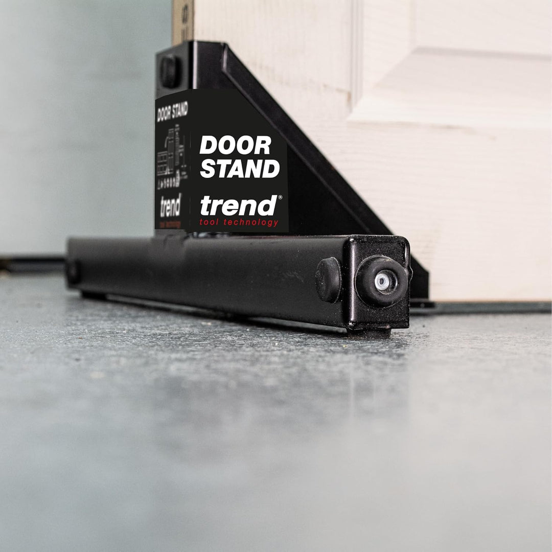 Trend Türständer - Sichert Türen vertikal oder horizontal, D/STAND/A Schwarz Einzelbett, Schwarz Ein