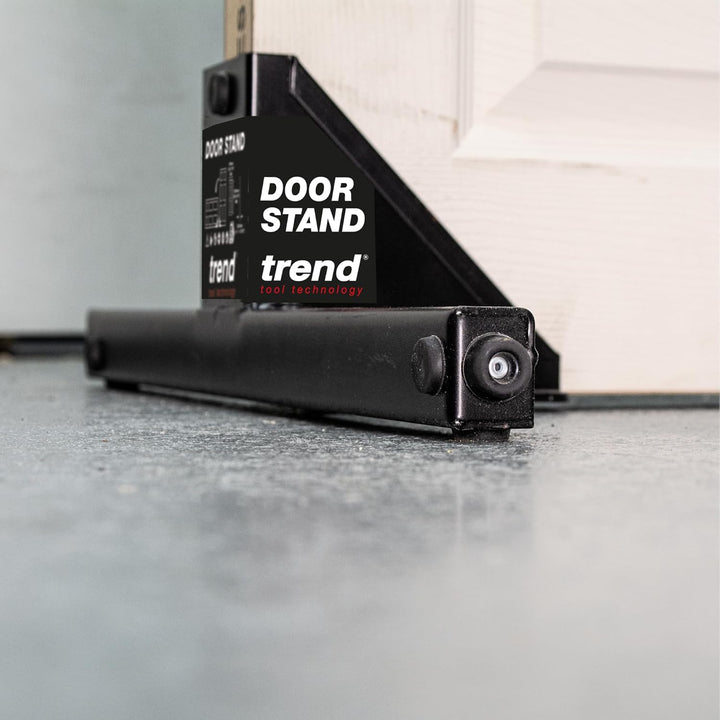 Trend Türständer - Sichert Türen vertikal oder horizontal, D/STAND/A Schwarz Einzelbett, Schwarz Ein