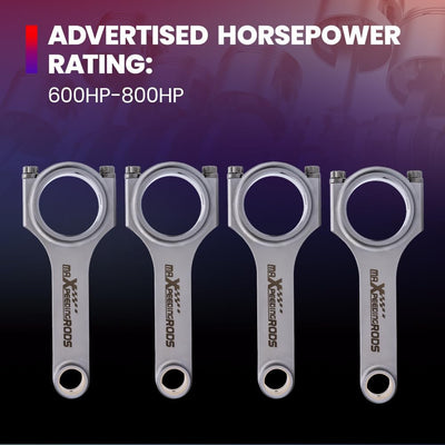 maXpeedingrods H-Schaft Pleuel für A4 TT Golf GTI 1.8T 2.0L 16V 20V 4 Zyl. 144mm