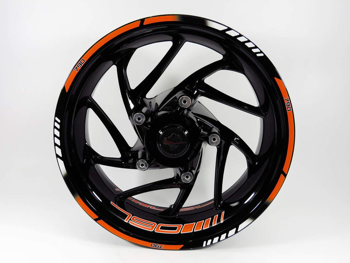BIKE-label Felgenbett Felgenrand Aufkleber kompatibel mit KTM 790 Duke 710039b