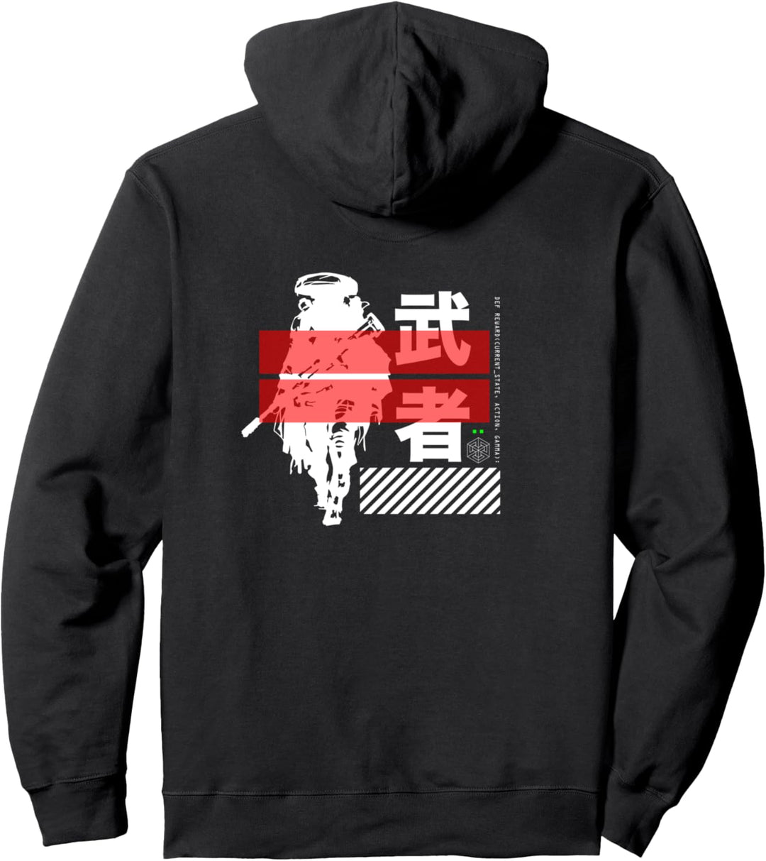 Gamma Warrior XRX-7 / Cyberpunk Tokyo Japan Collection Pullover Hoodie