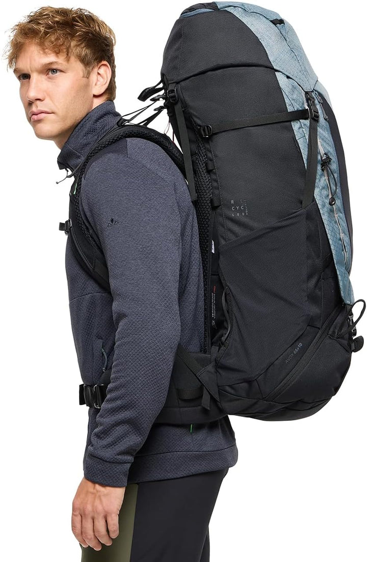 VAUDE Avox 65+10 Liter, Trekkingrucksack Einheitsgrösse Heron, Einheitsgrösse Heron