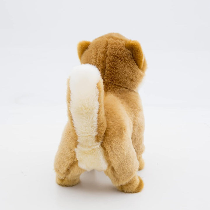 CU-MATE 30,5 cm Pommersche Simulation Plüschtier Hund – realistische Kuscheltiere Welpen Plüschtiere
