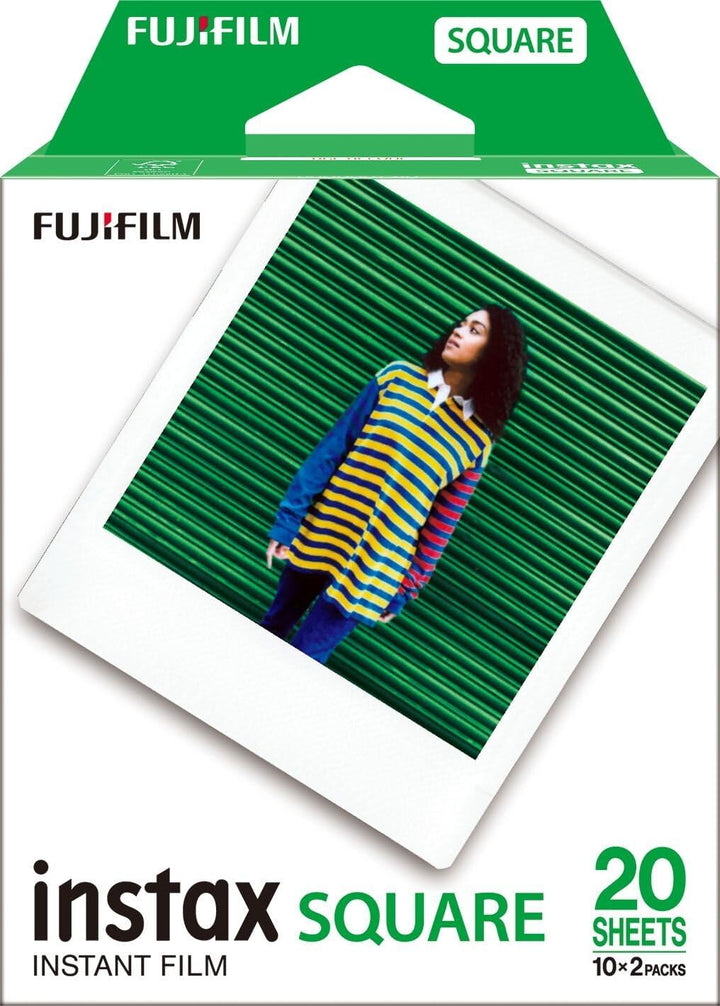 Fujifilm 1 x 2 Instax Square Film, weisser Rahmen