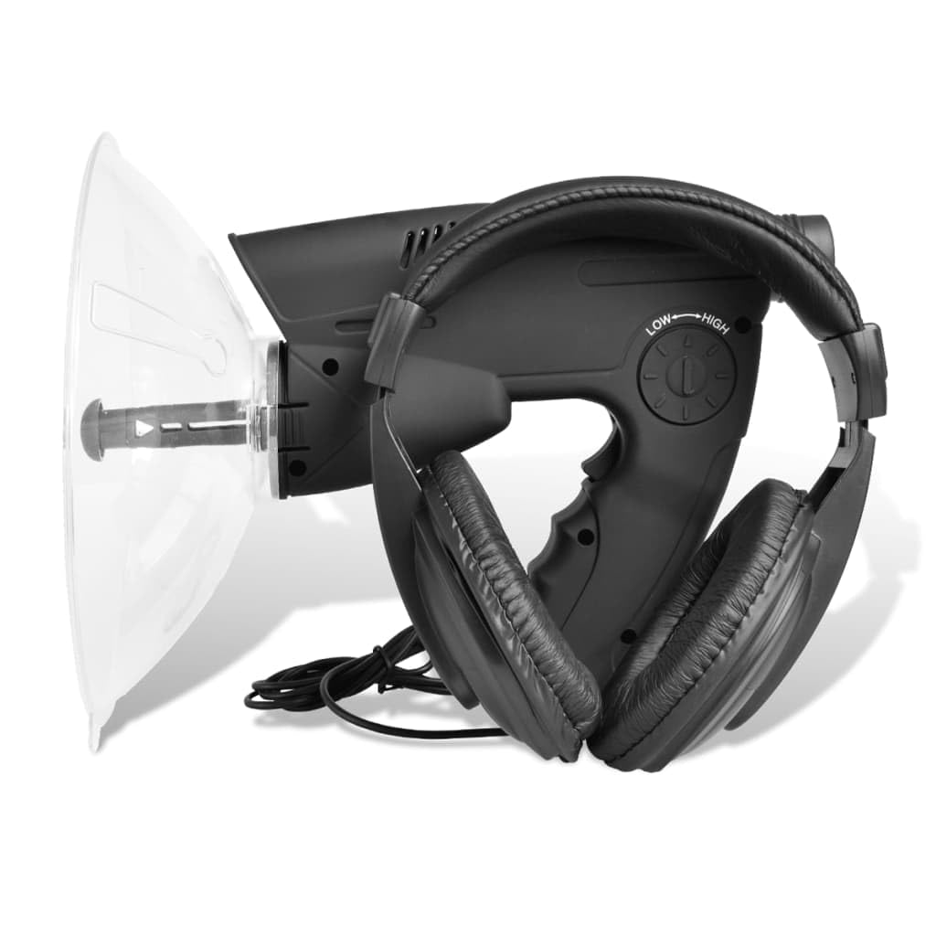 vidaXL Richtmikrofon Zieloptik 8 Sek. Aufnahme Geräuschverstärker Abhörgerät