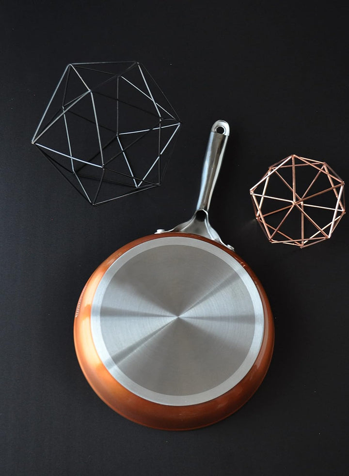 Pintinox Küchengeschirr 8-teilig Metallic, Aluminium (Dicke 4 mm), Antihaftbeschichtung, Induktion