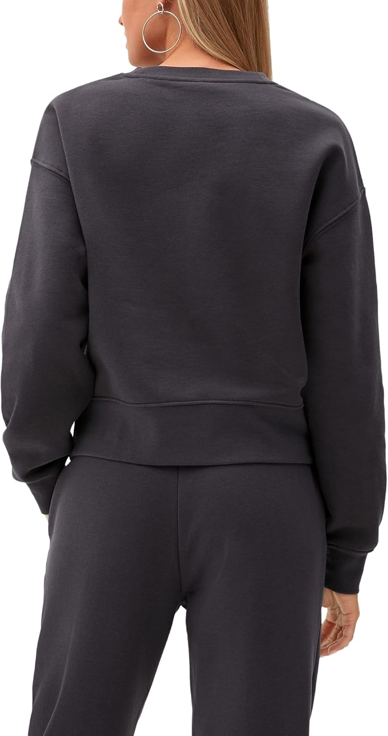 s.Oliver Damen Sweatshirts Langarm L Grau, L Grau