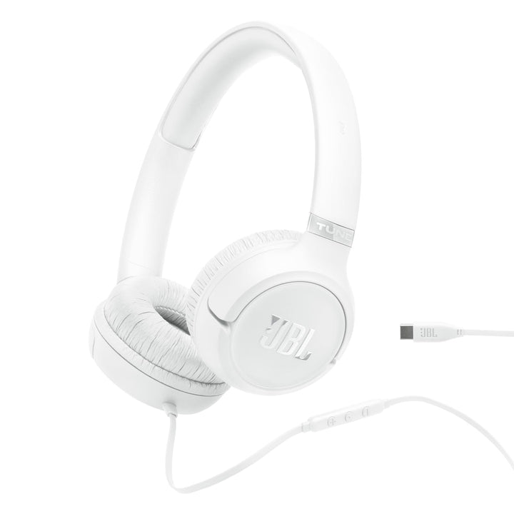 JBL Tune 530 C, kabelgebundene On-Ear-Kopfhörer mit Mikrofon, JBL Pure Bass Sound, EQ-Presets, USB-C