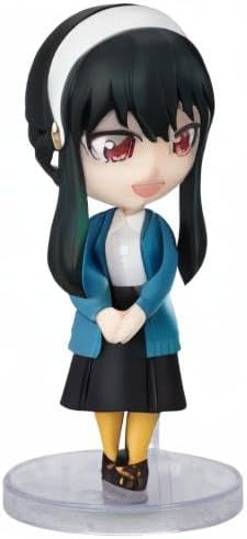 BANDAI Spy x Family Figuarts Mini Yor Forger (Odekeke Outfit) 9 cm Schwarz, Schwarz