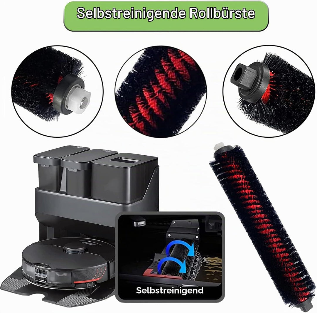 AiLomey Zubehör für Roborock S7 MaxV Ultra, Ersatzteile für Roborock S7 Pro Ultra, 1 Hauptbürste, 1