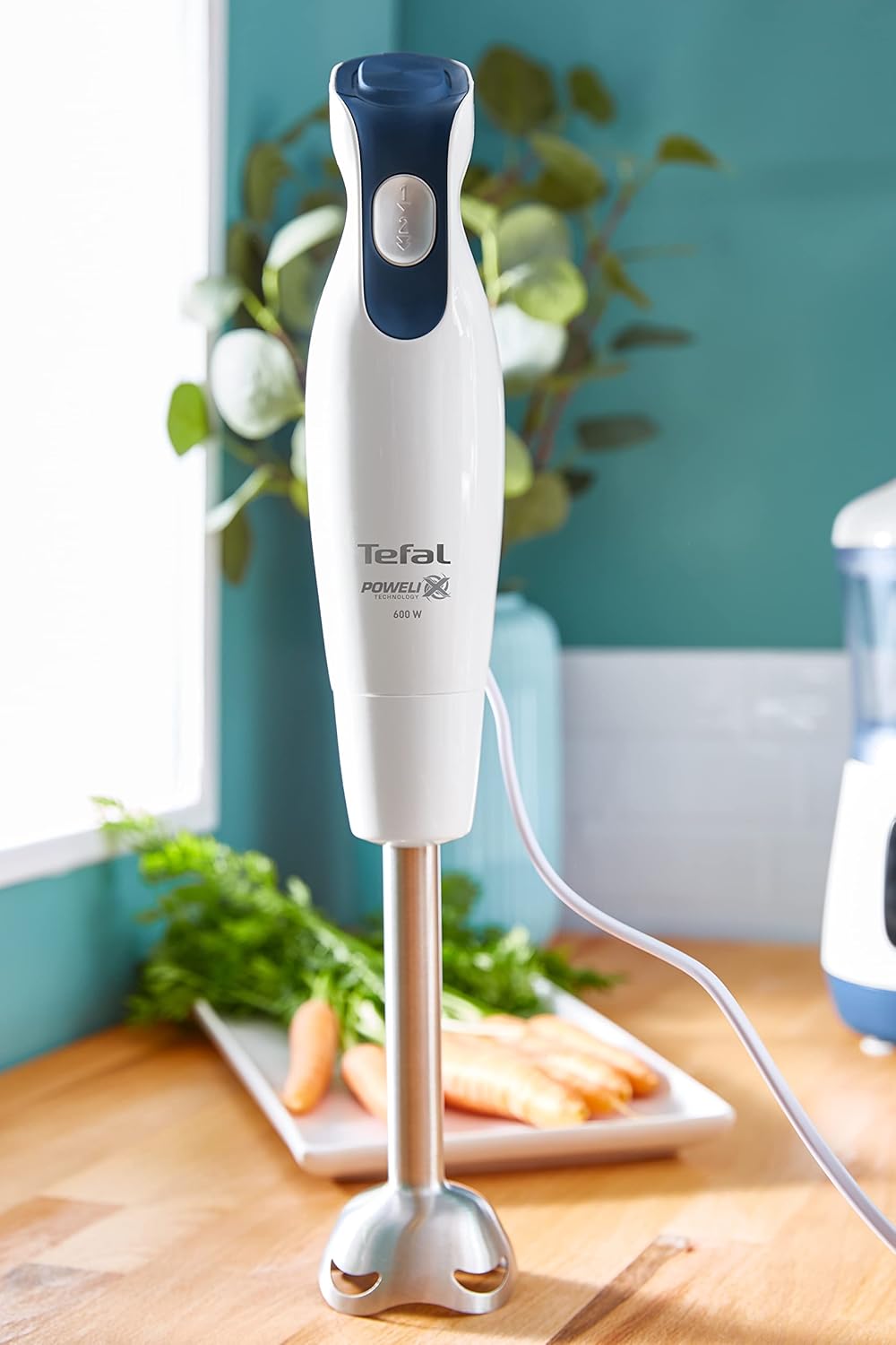 Tefal HB55W4 Yummy Gourmet Babynahrungszubereiter | inkl. Stabmixer, Spatel, Messbecher, 2x Keramikv