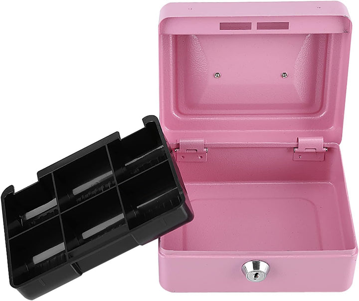 Dioche Mini Cash Dose Mini Safe Box für Kinder Stahl 1Pc Mini Portable Stahl Petty Abschliessbar Bar