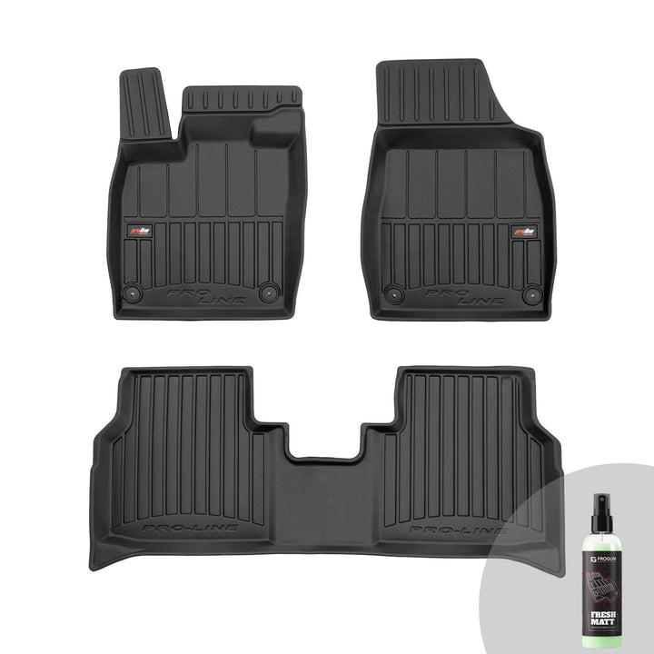 FROGUM ProLine 3D Gummimatten Exklusiven Auto Fussmatten Autofussmatten für Skoda Enyaq iV ab 2020,