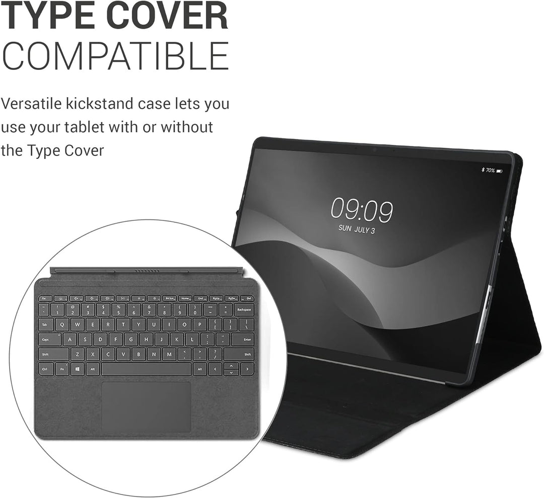 kwmobile Hülle kompatibel mit Microsoft Surface Pro 8 - Type Cover kompatibel - Stoff Tablet Cover i