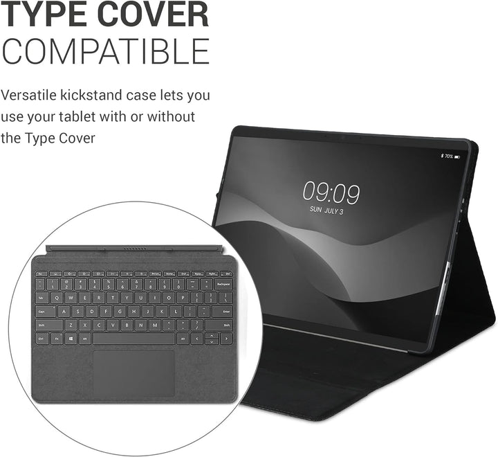 kwmobile Hülle kompatibel mit Microsoft Surface Pro 8 - Type Cover kompatibel - Stoff Tablet Cover i