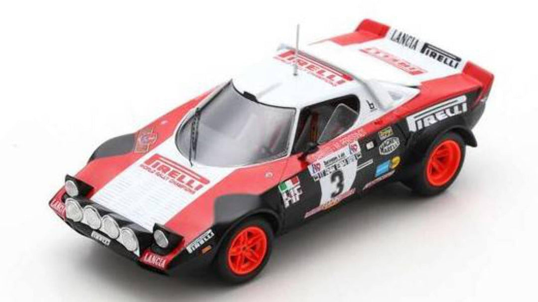 Spark S9093 Miniaturauto aus der Kollektion, Rot/Weiss/Schwarz