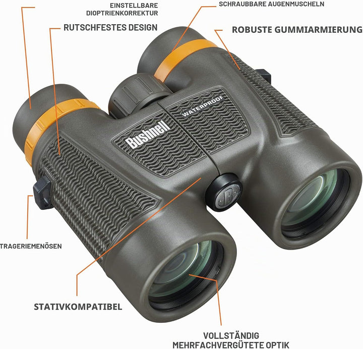 Bushnell 181042C BaK-4 Black Fernglas (709 g) Schwarz, Schwarz