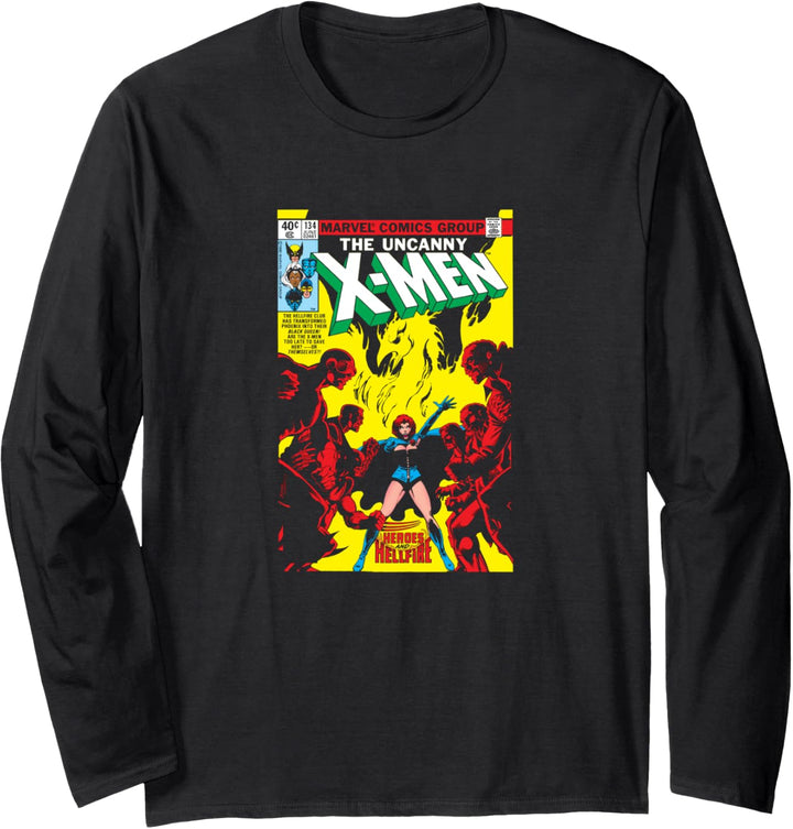 Marvel X-Men Heroes And Hellfire Cover C1 Langarmshirt