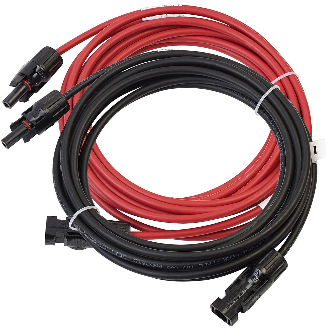 revolt Solarverlängerungskabel: Solar-Verlängerungskabel, MC4-kompatibel, 2X 4 mm² (12 AWG), 5 m, IP