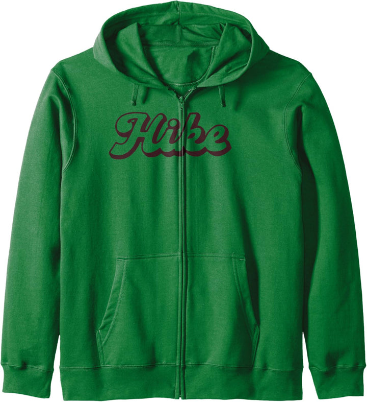 Trendy Hike Bold Outline Kapuzenjacke