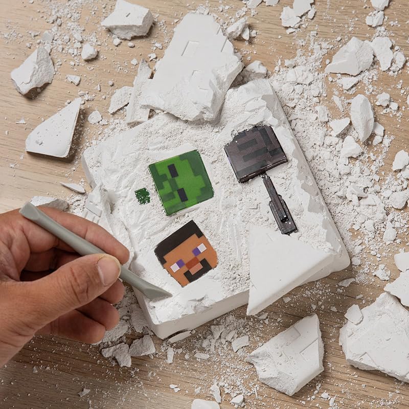 Paladone Minecraft Offiziell Lizenziertes Ausgrabungs-Set für Kinder, Gamer-Dekor und Geschenk für J