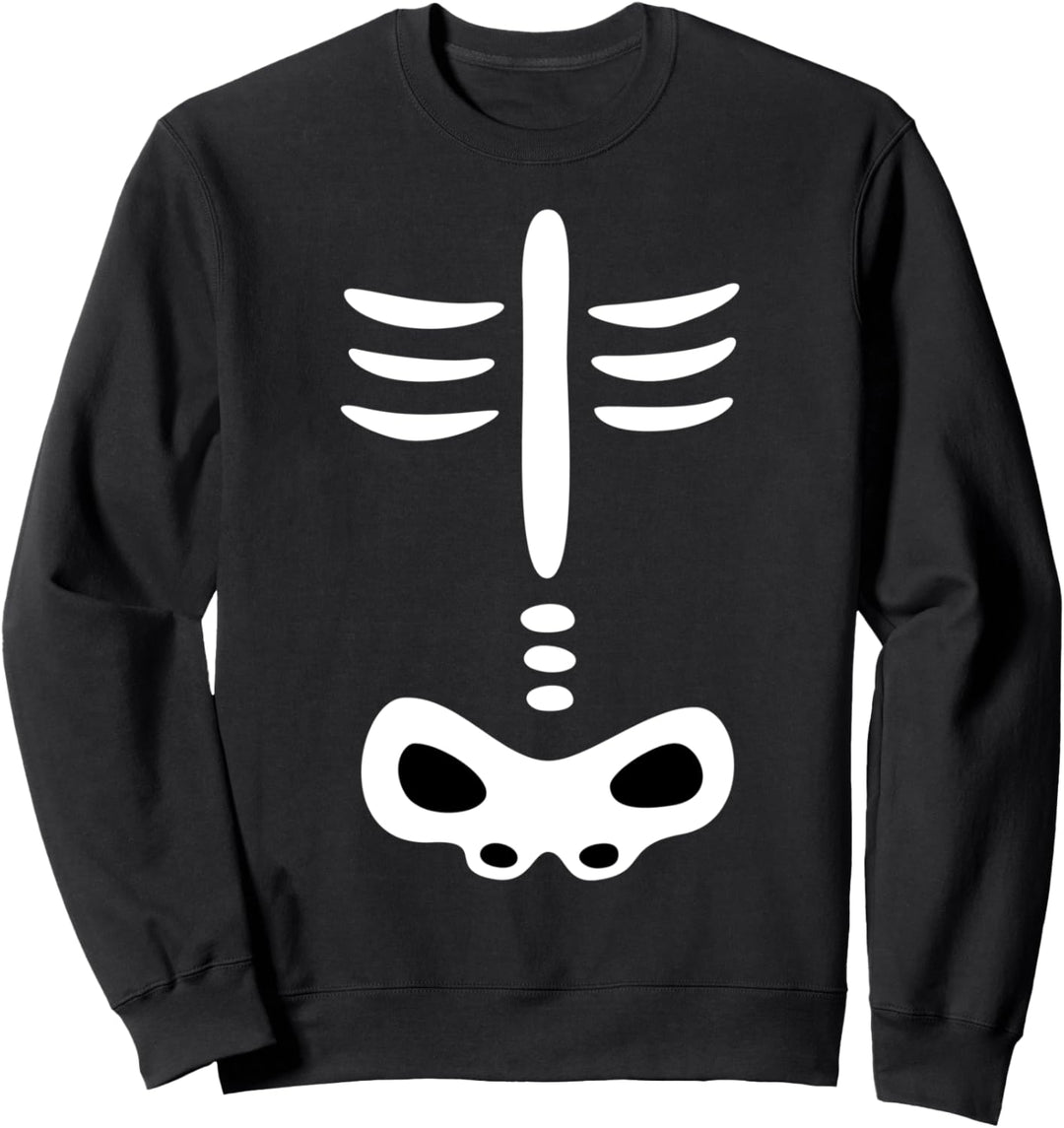 Halloween Skelett Knochen Sweatshirt