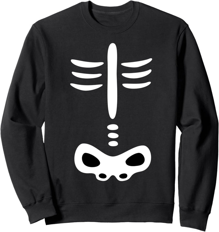 Halloween Skelett Knochen Sweatshirt