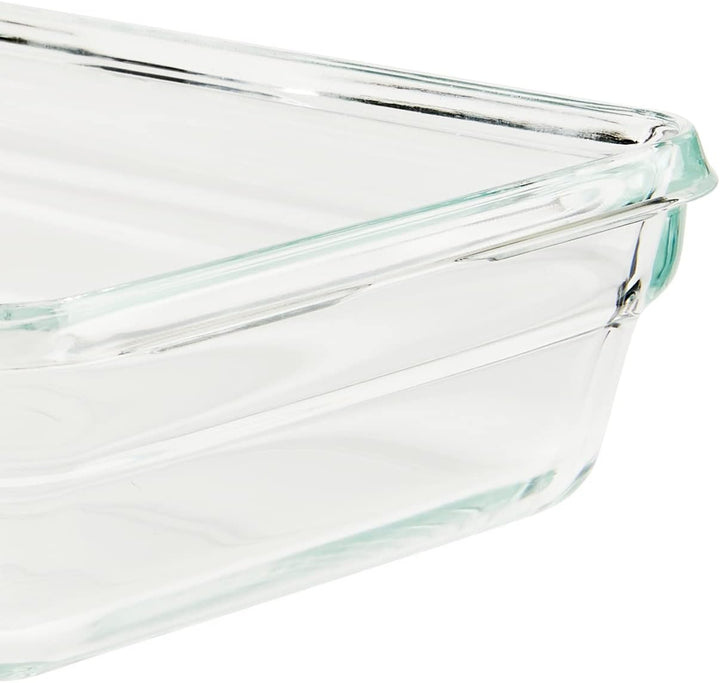 EMSA Clip &amp; Close Glas Frischhaltedose, rund, 0,9 L, 100 Prozent dicht, rutschfestes Stapeln, Glasbe