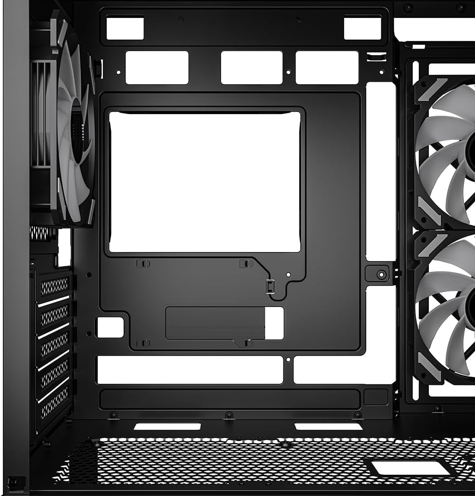 Sharkoon MK6 RGB PC Gehäuse, Micro-ATX, Schwarz