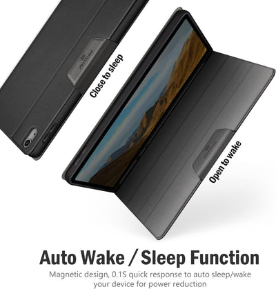 Antbox Hülle für iPad 10 Generation 2022 10,9 Zoll mit stifthalter Apple Pencil Halter Auto Schlaf/W