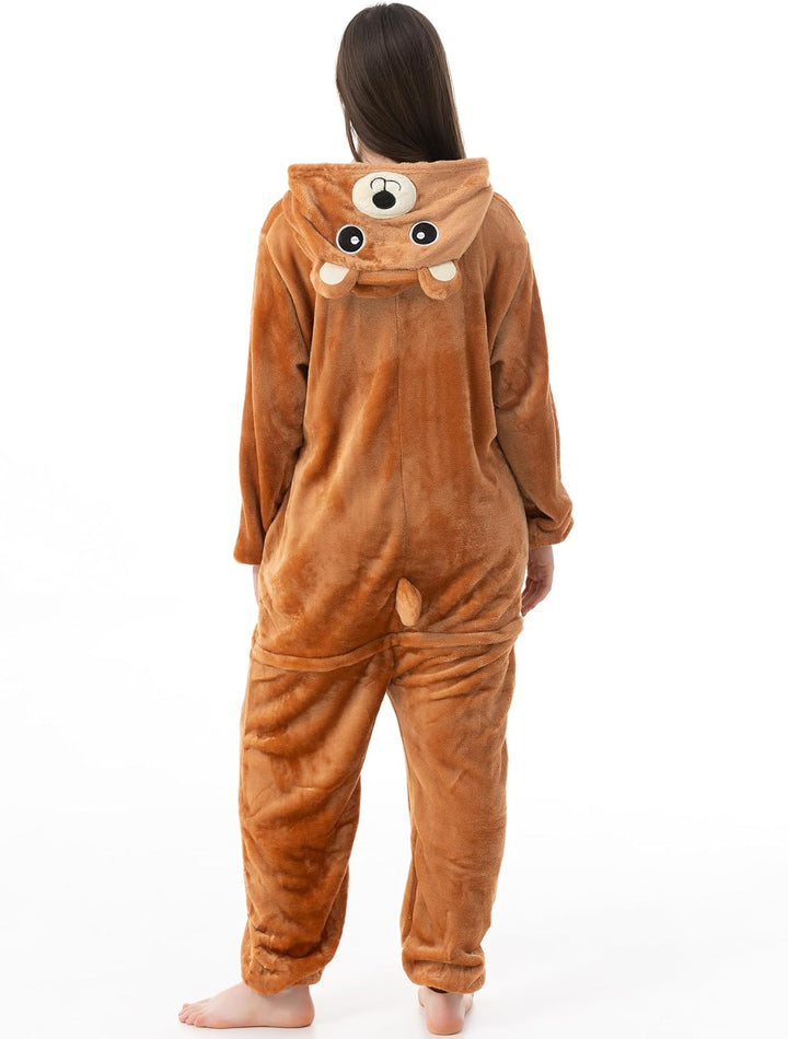 Katara 1744 (30+ Designs) Bären-Kostüm Belly, Unisex Onesie/Pyjama-Qualität für Erwachsene & Teenage