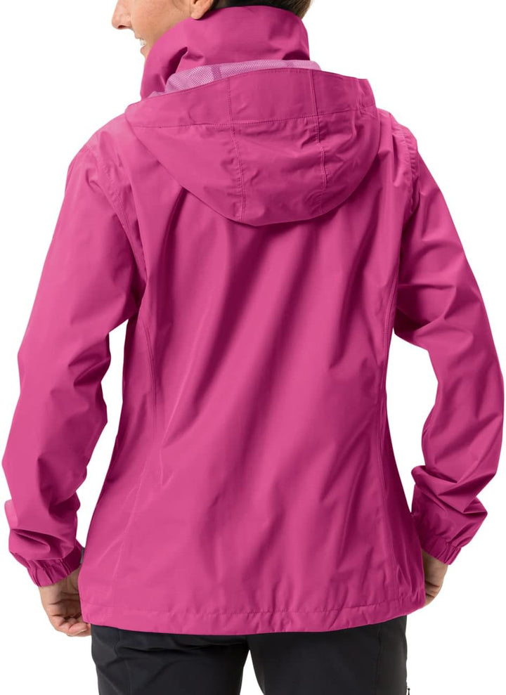 VAUDE Regenjacke Damen leicht - Women's Escape Light Jacket, wasserdichte Outdoor-Jacke, atmungsakti