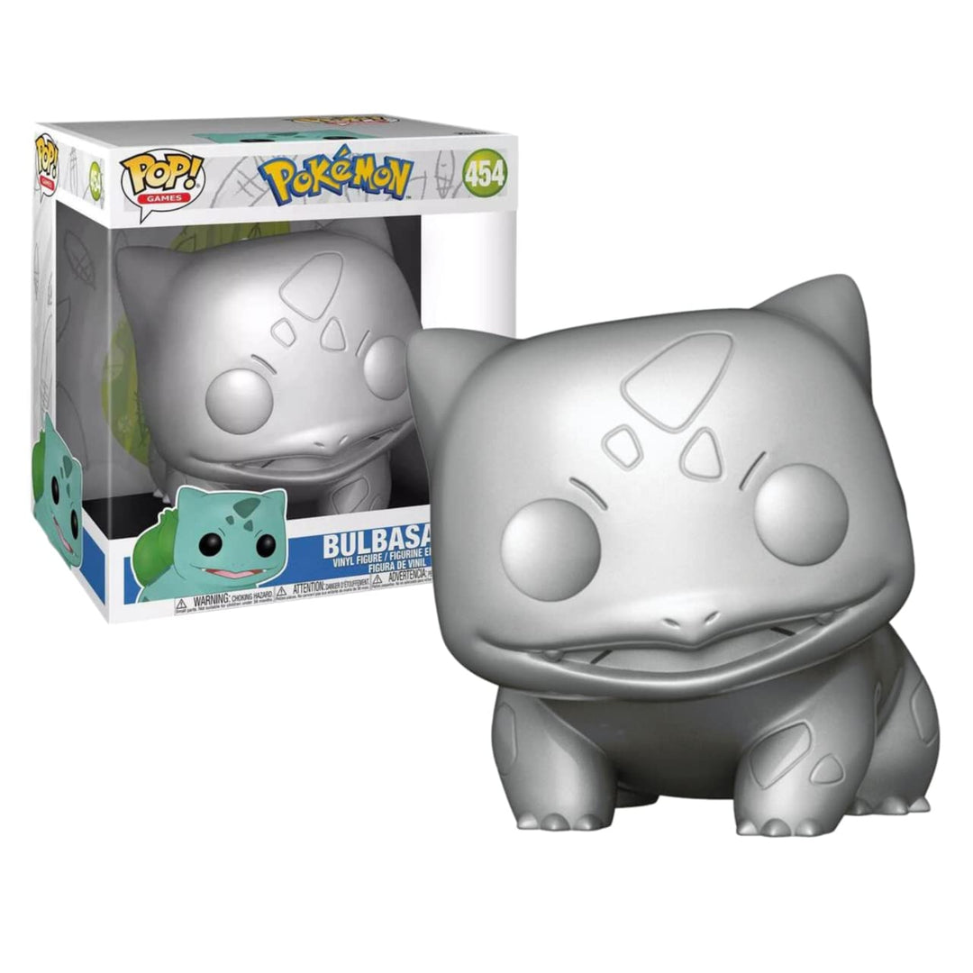 Funko 59874 POP Jumbo: Pokemon S6-10” Bulbasaur, Multicoleur, 1,5x15M=4,9x49,2ft