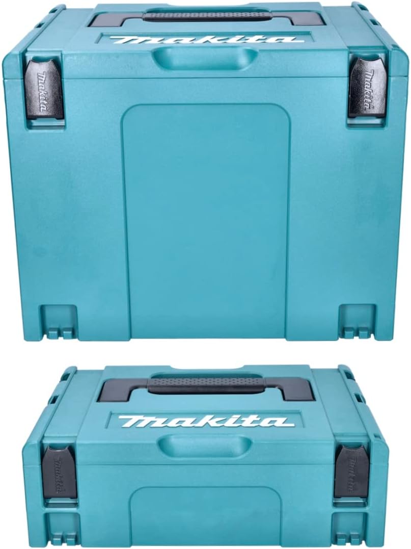Makita Makpac Set Gr. 1 + Gr. 2 + Gr. 3 + Gr. 4 Transportbox und Werkzeugkiste