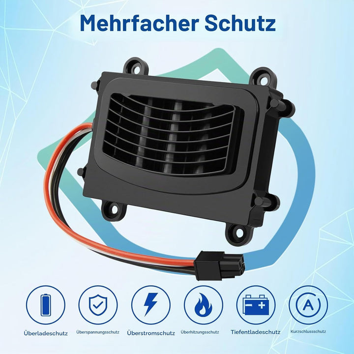 Shentec 18V 3000mAH Li-ion Akku kompatibel mit Bosch Indego 350, 400, M 700, M+ 700, S+ 350, S+ 400