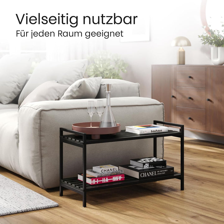 Schuhregal platzsparend, Design Schuhregal, Schuhorganizer, Schuhaufbewahrung für Eingangsbereich, F