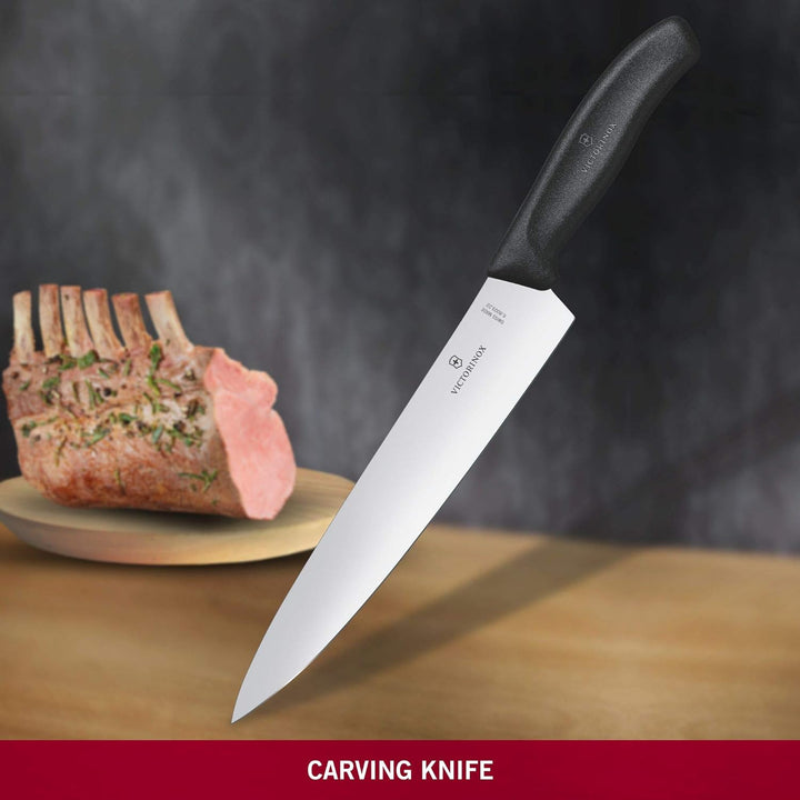 Victorinox, Swiss Classic, Profi Tranchiermesser, Extra Scharfe Klinge, gerader Schliff, 22 cm, Robu