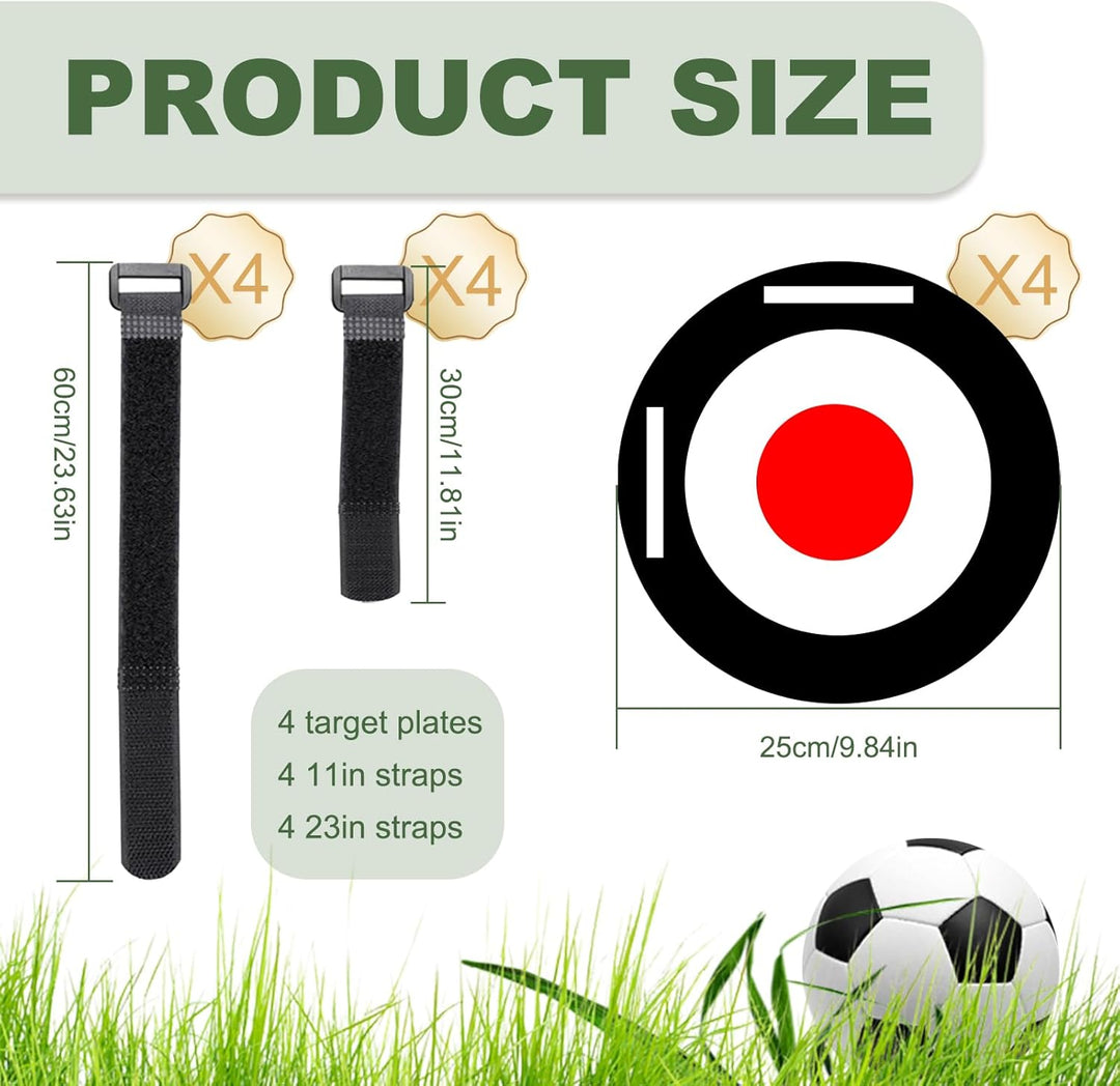 Fussball Trainingszubehör, Fussballtore für Garten Kinder, Verstellbares Fussballtor, Trainers Footb