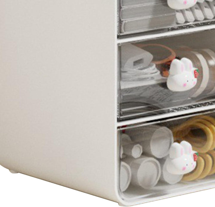 Cyrank Make-up-Organizer Mit 3 Schubladen, Make-up-/Schreibtisch-Organizer, Schminktisch-Organizer,