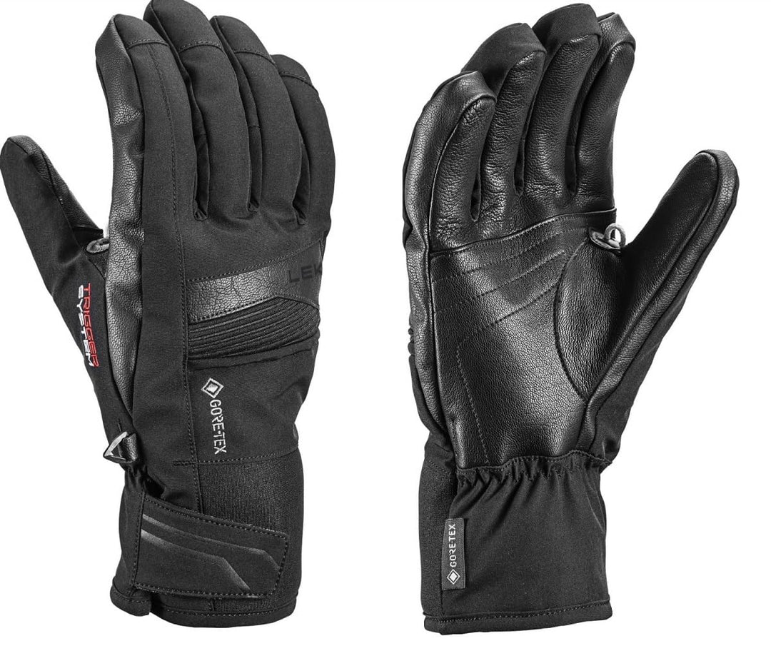 LEKI Shield 3D GTX Handschuhe Skihandschuhe Fingerhandschuhe EU 9,5 Schwarz, EU 9,5 Schwarz