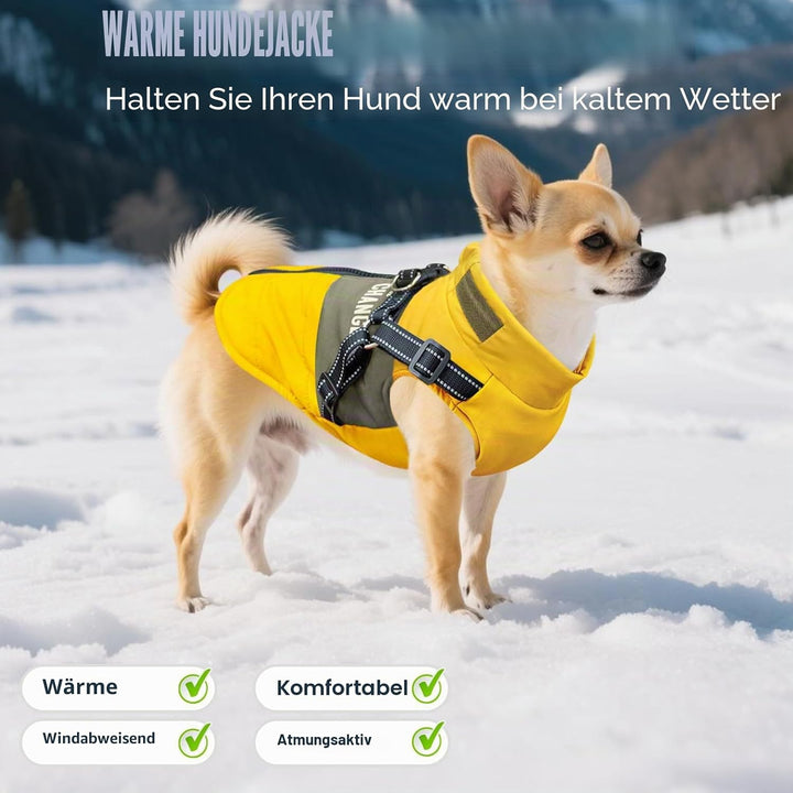 Oslueidy Hunde Winterjacken,Warme Hundemäntel Reflektierend Hundekleidung wasserdichte Welpenweste f