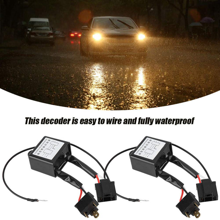 Scheinwerfer-Polaritätskonverter, 2 Stück, LED-Negativ-Konverter, Negativschalter-Adapter, Polarität