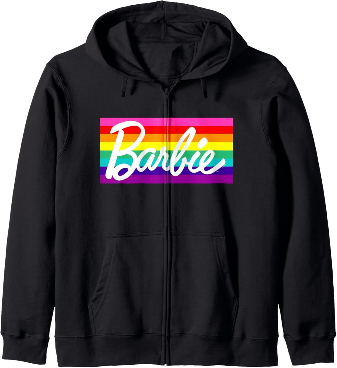 Barbie, Regenbogen, Logo, Streifen, Kapuzenjacke