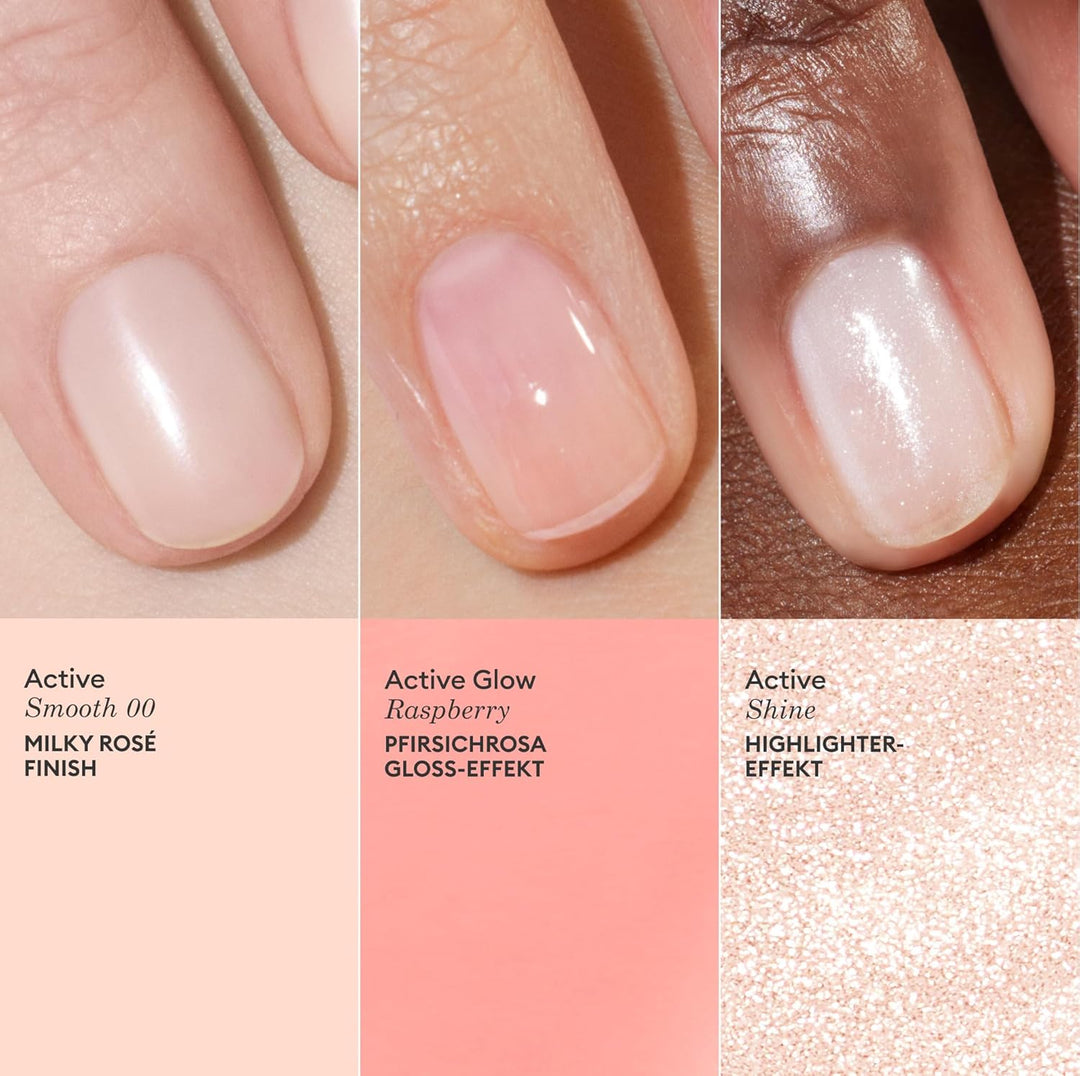 Manucurist Active Icons Trio Nagellack Set | Active Smooth 00, Active Shine, Active Glow Raspeberry