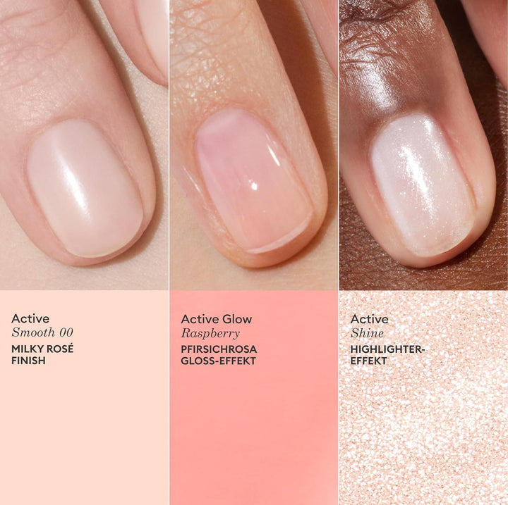 Manucurist Active Icons Trio Nagellack Set | Active Smooth 00, Active Shine, Active Glow Raspeberry