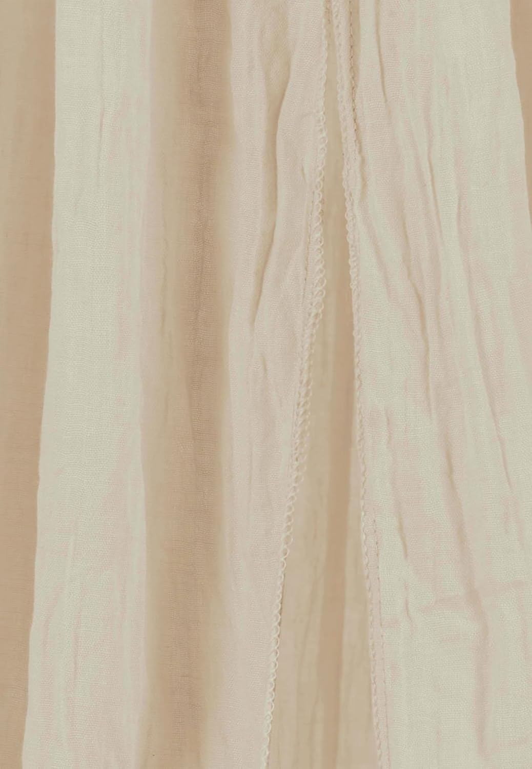 Jollein Baldachin Vintage Nougat - Höhe 245 cm - Betthimmel Babybett Kinderzimmer - Beige