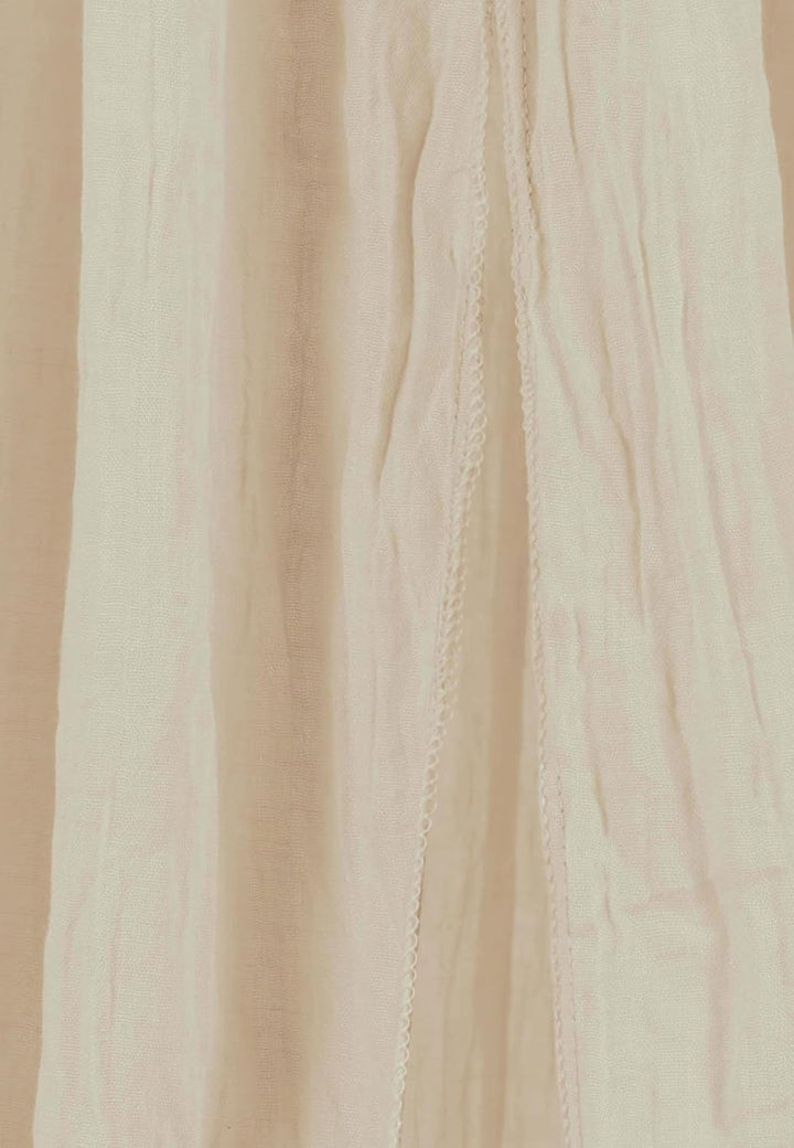 Jollein Baldachin Vintage Nougat - Höhe 245 cm - Betthimmel Babybett Kinderzimmer - Beige