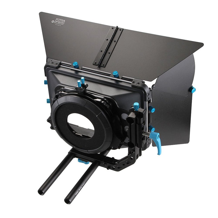 FOTGA DP3000 M3 DSLR Swing Away Matte Box Kit mit Universalobjektiv-Donut-Set für alle Kamera-Rigs m
