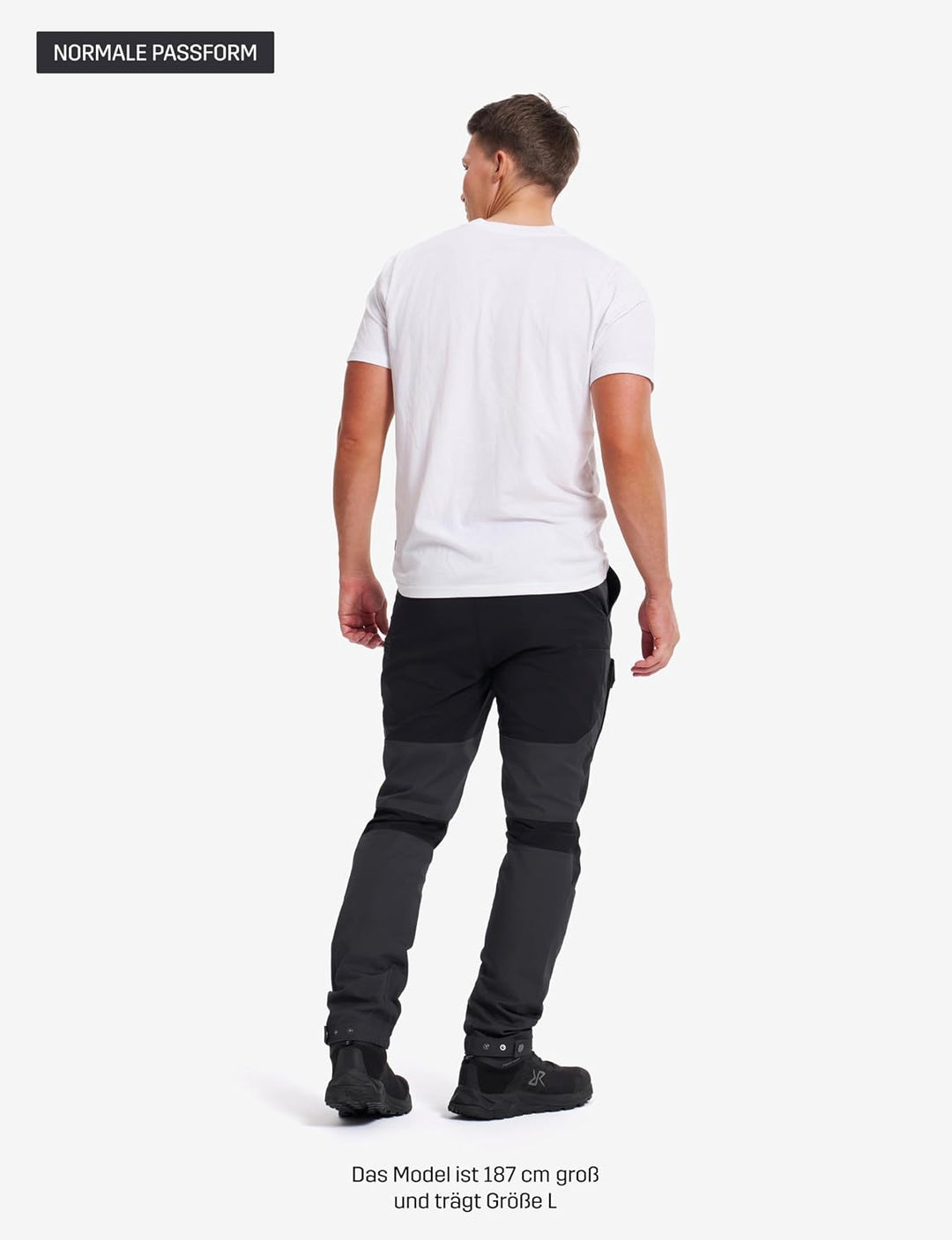 RevolutionRace Herren Nordwand Pants, Hose zum Wandern und für viele Outdoor-Aktivitäten S Anthracit